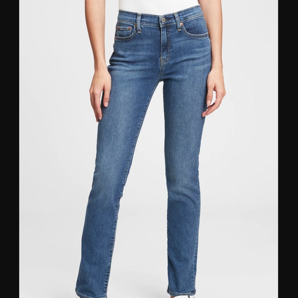 Gap Always Skinny mid-rise jeans in medium wash